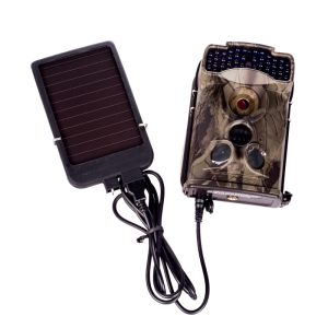 batería solar recargable caza