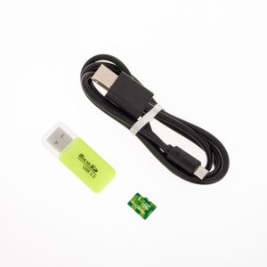 cable de datos y grabadora espía