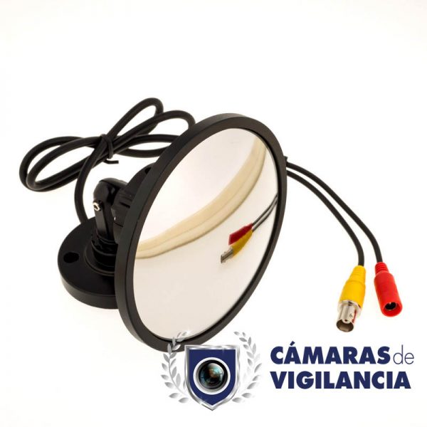 cámara cctv camuflada en espejo