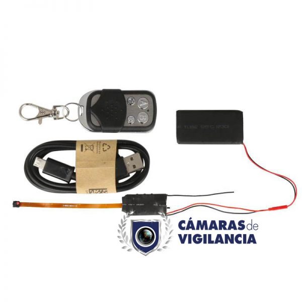 cámara oculta en kit antivandalico de coche