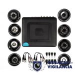 kit cctv 8 con cámaras mini domo