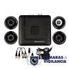 kit cctv con 4 cámaras domo