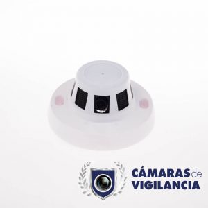kit cctv grabador 4 entradas con cámara en detector de humos