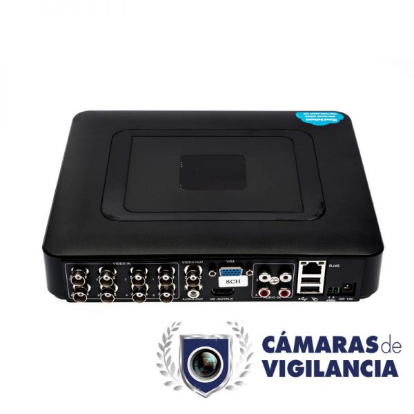 kit cctv grabador 4 entradas con cámara en detector de robo